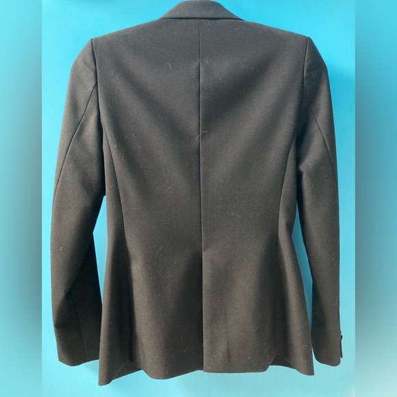 Black double-breasted wool jacket. Uniqlo X Carine Roitfeld (Paris) - XS - Picture 2 of 5